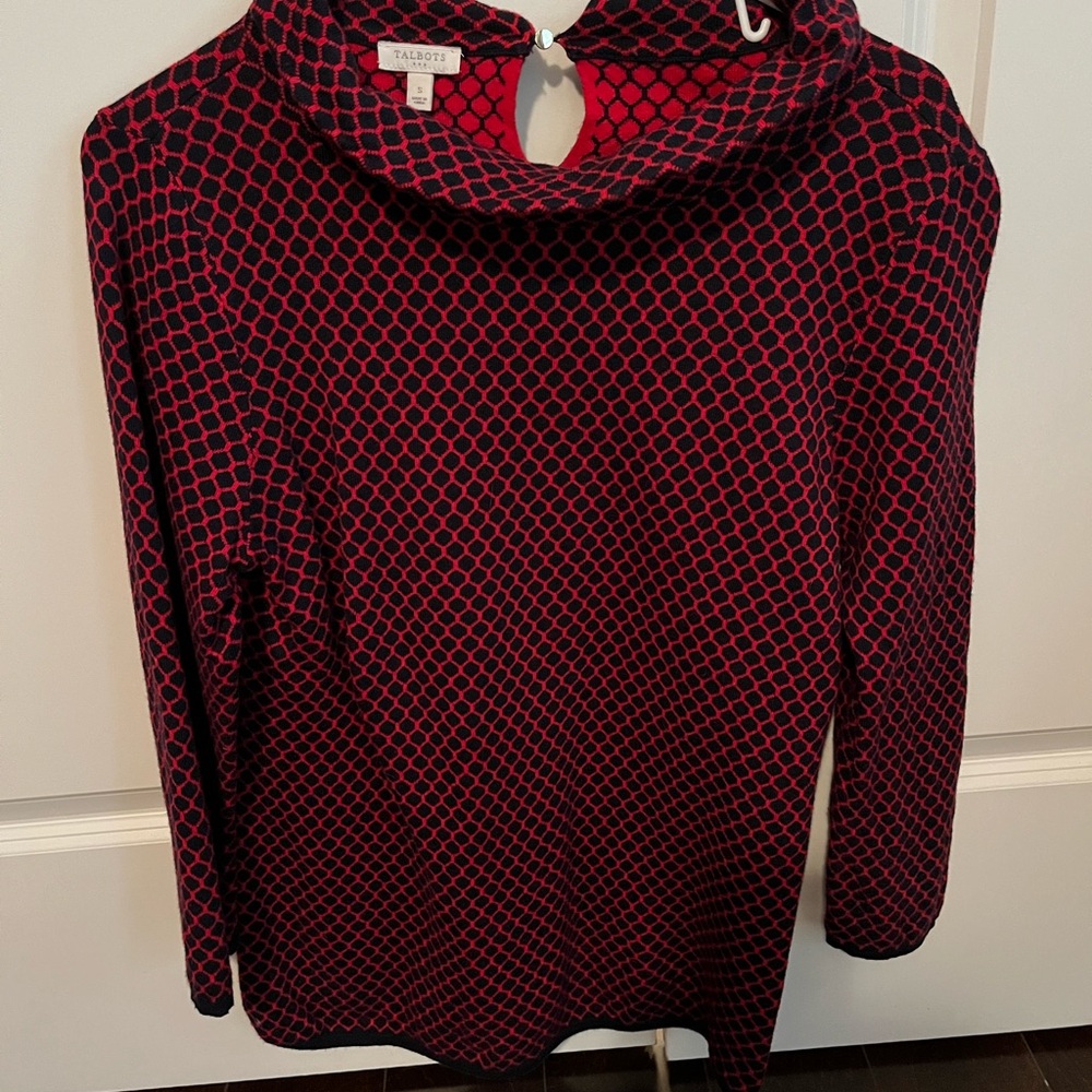 Target Women's Red and Black Sweater